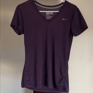Purple Nike Dri-fit t-shirt